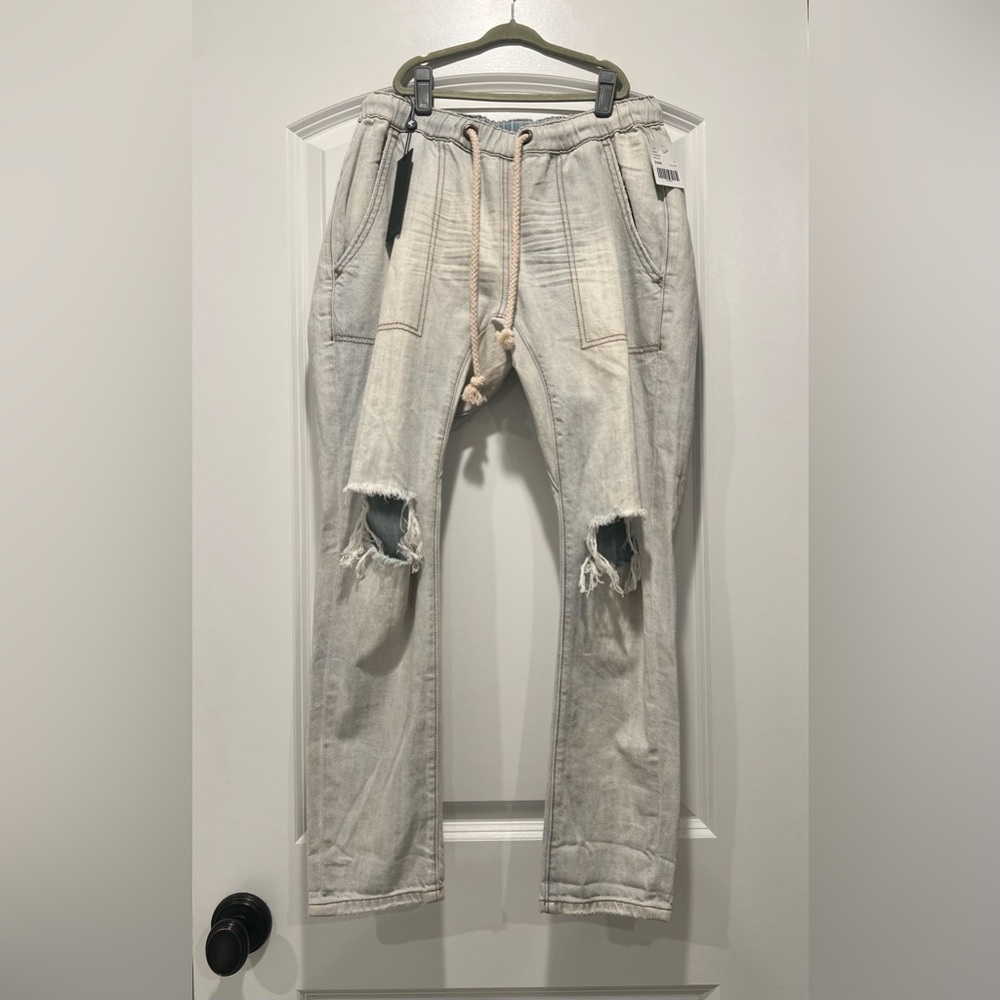 One Teaspoon Drawstring Boyfriend Jeans XS - NWT